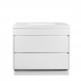 Qubist Matte White Free Standing 900 Vanity Cabinet Only